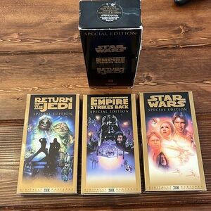 Star Wars VHS trilogy, special edition.